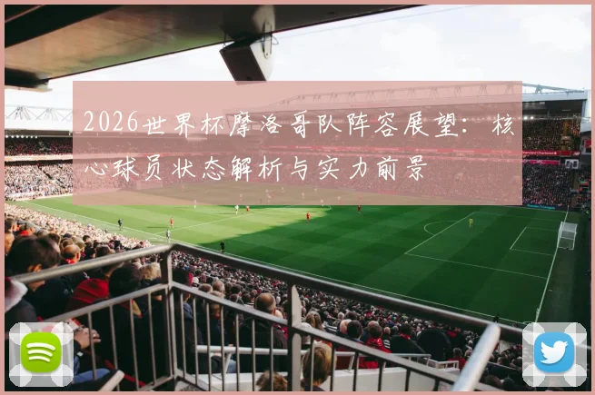 2026世界杯摩洛哥队阵容展望：核心球员状态解析与实力前景